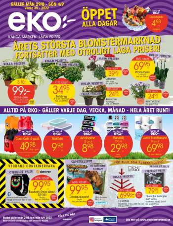 EKO reklamblad - 29/8 2022 - 4/9 2022.