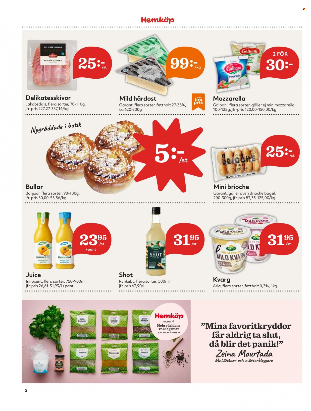 Hemköp reklamblad - 29/8 2022 - 4/9 2022. Sida 2