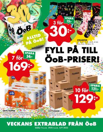 ÖoB reklamblad - 29/8 2022 - 4/9 2022.