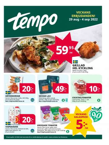 Tempo reklamblad - 29/8 2022 - 4/9 2022.