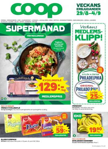 Coop reklamblad - 29/8 2022 - 4/9 2022.
