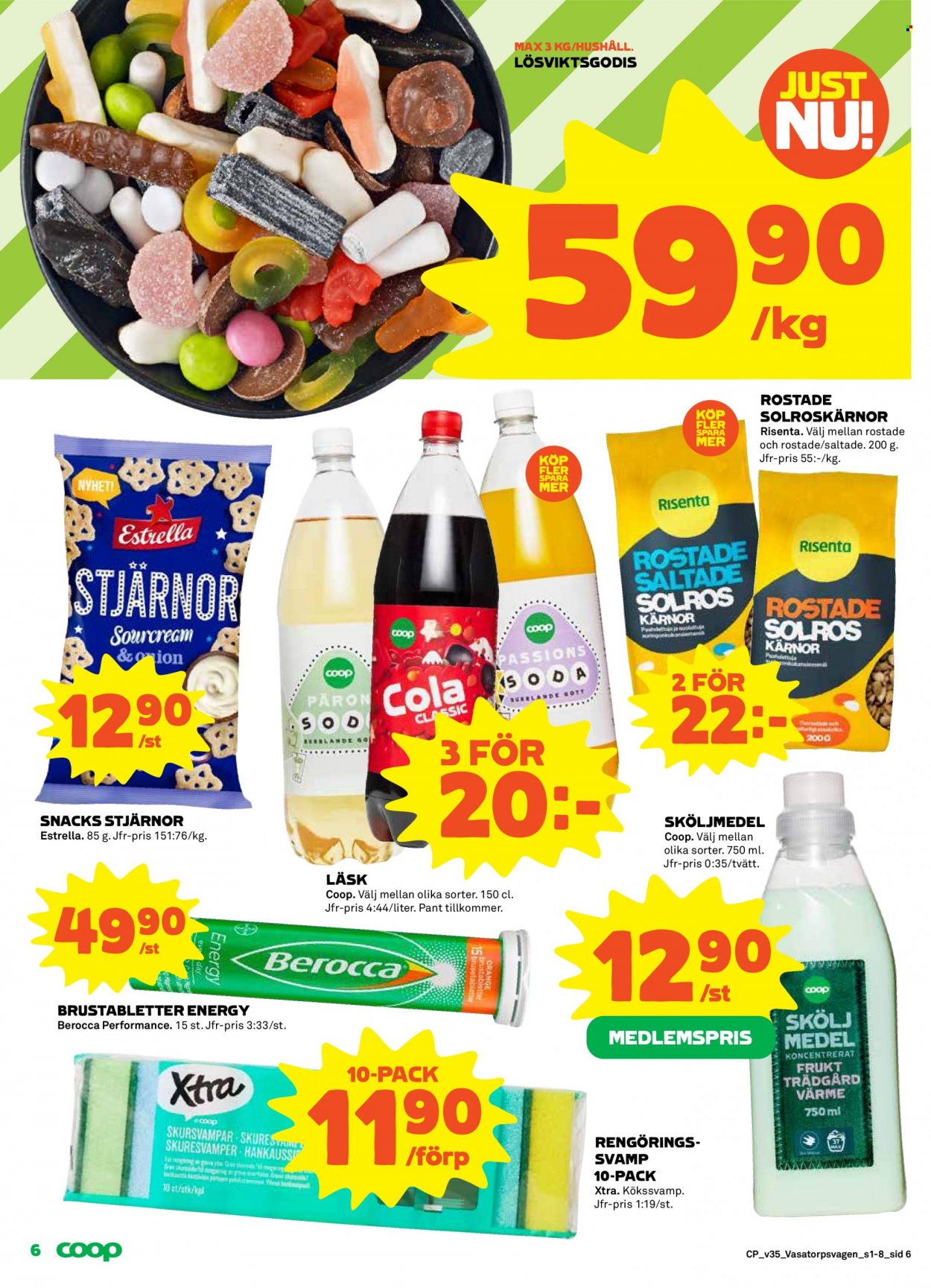 Coop reklamblad - 29/8 2022 - 4/9 2022. Sida 6