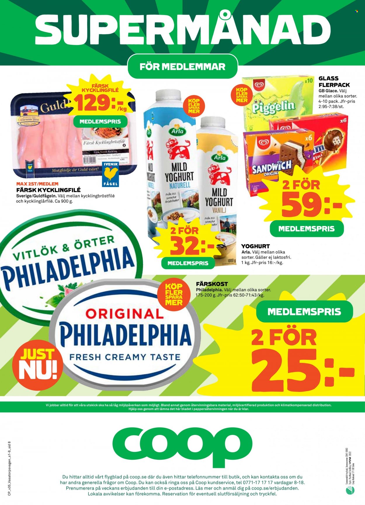 Coop reklamblad - 29/8 2022 - 4/9 2022. Sida 8