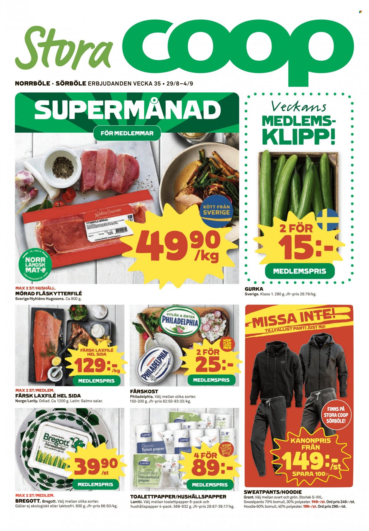 Stora Coop reklamblad - 29/8 2022 - 4/9 2022. Sida 1
