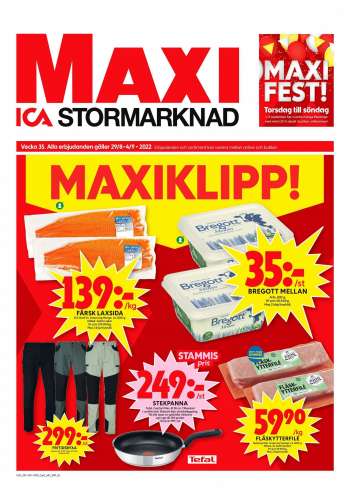 ICA reklamblad - 29/8 2022 - 4/9 2022.