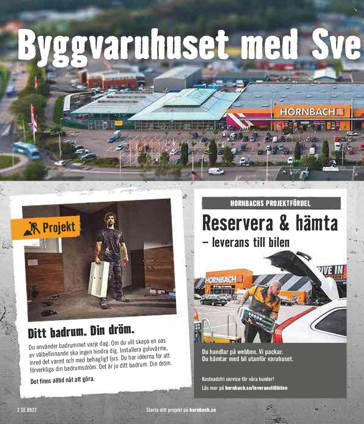 Hornbach reklamblad - 31/8 2022 - 21/9 2022. Sida 2