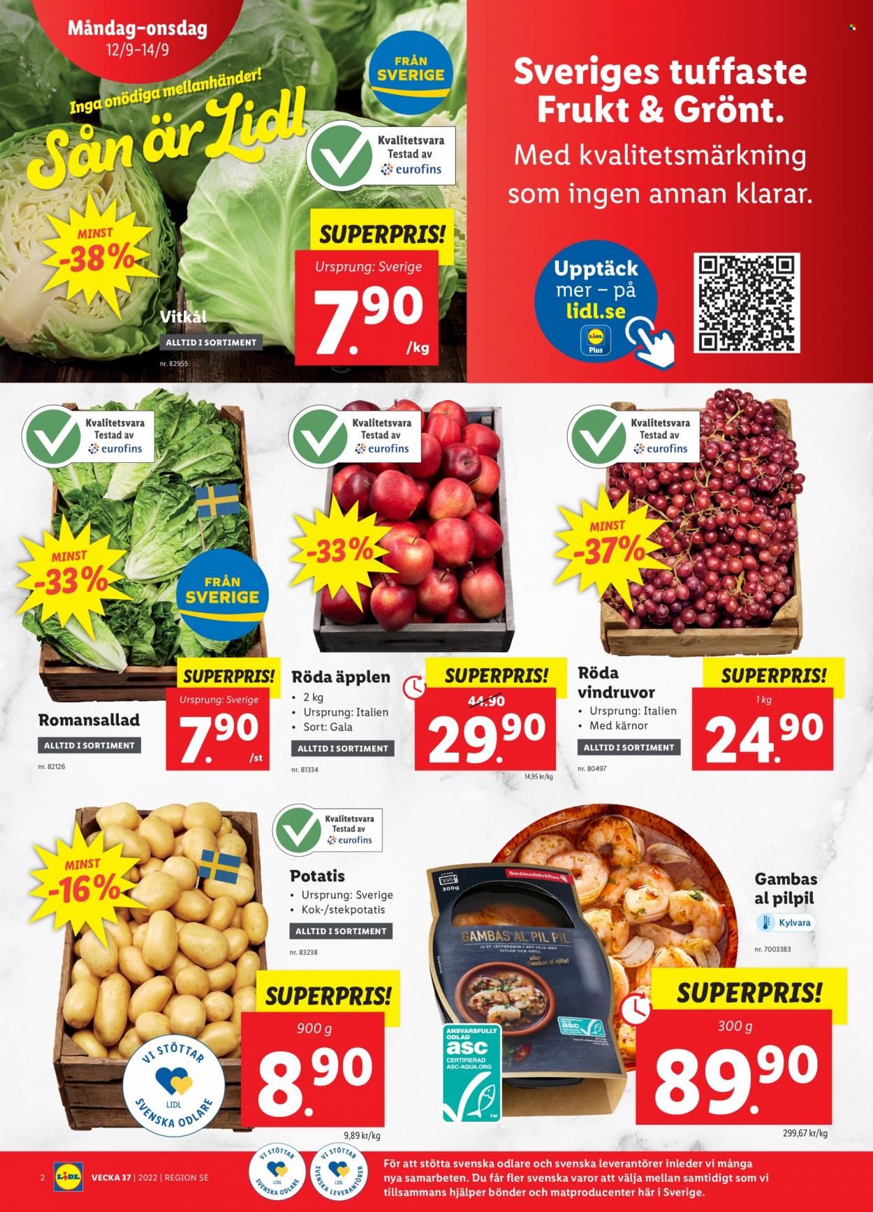 Lidl reklamblad - 12/9 2022 - 18/9 2022. Sida 2