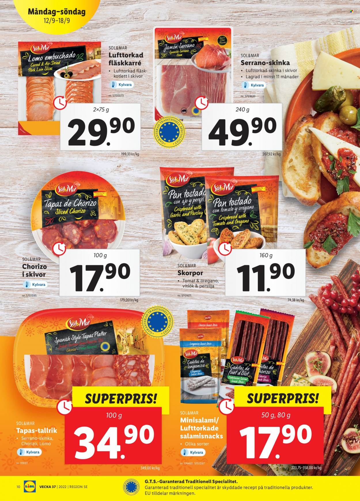 Lidl reklamblad - 12/9 2022 - 18/9 2022. Sida 10