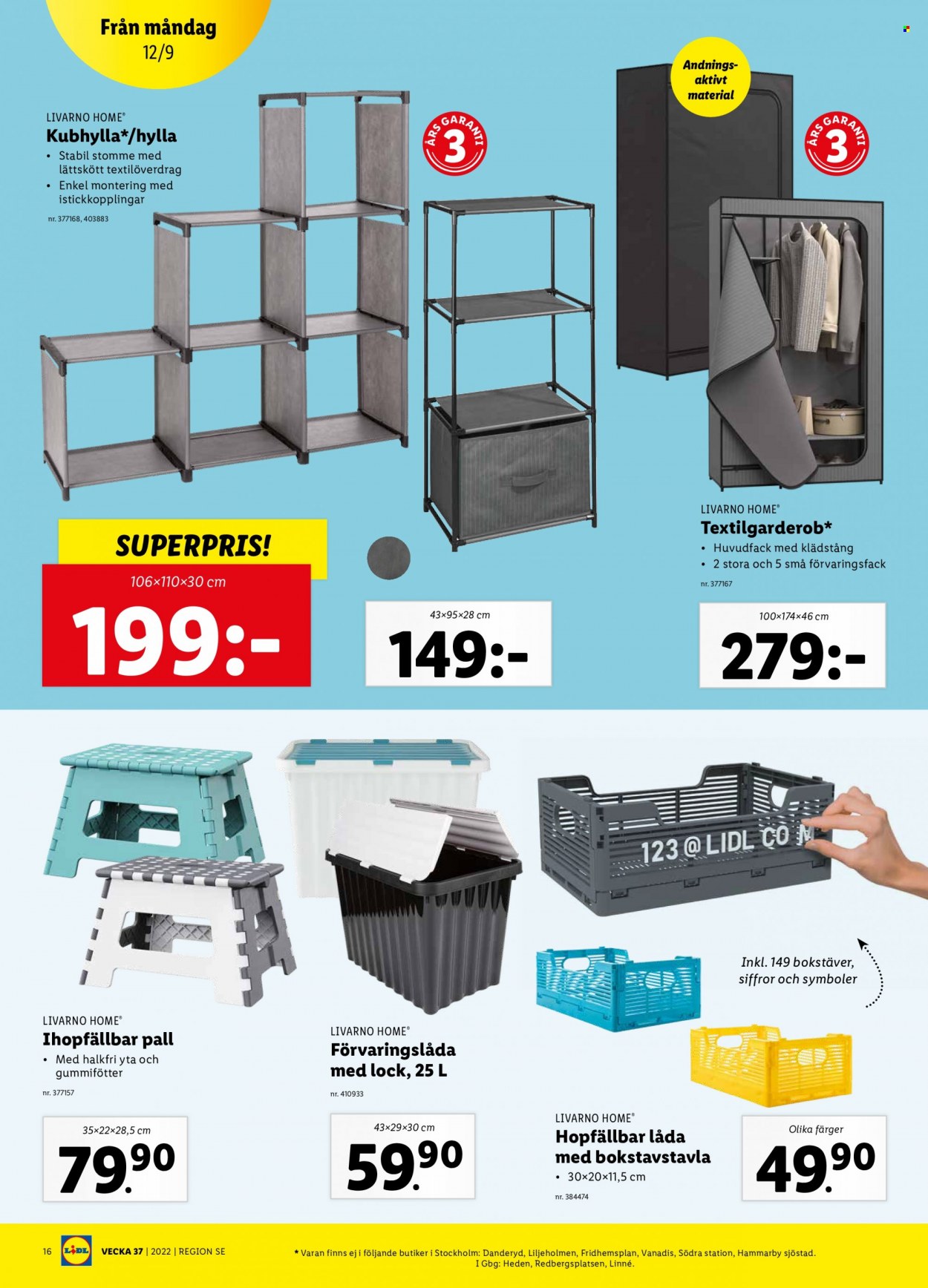 Lidl reklamblad - 12/9 2022 - 18/9 2022. Sida 18