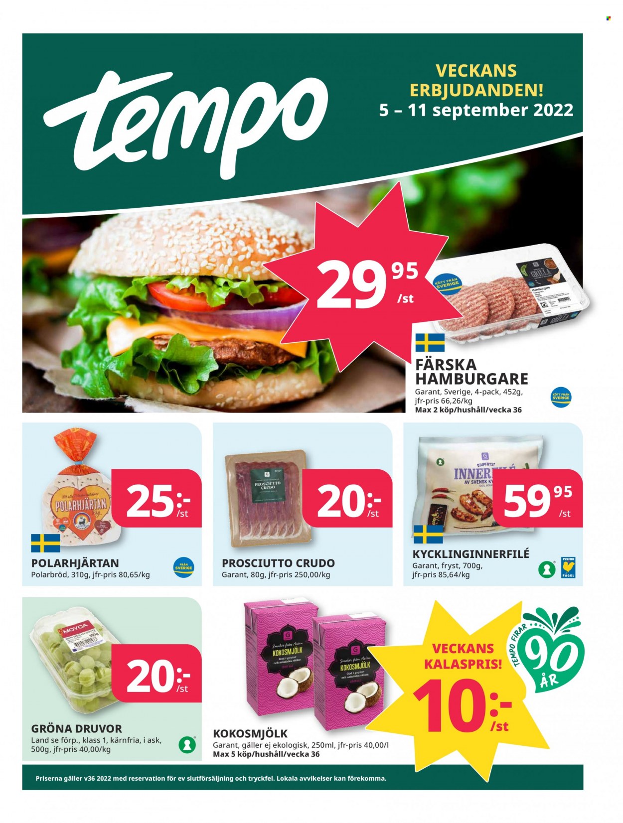 Tempo reklamblad - 5/9 2022 - 11/9 2022. Sida 1