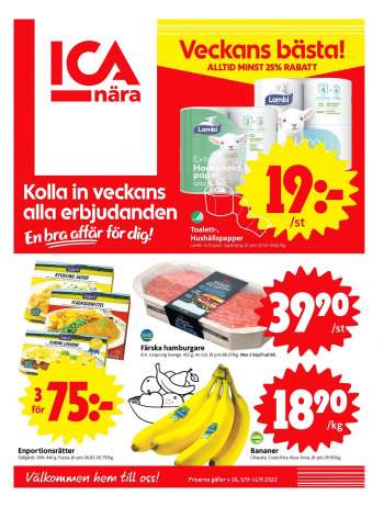 ICA reklamblad - 5/9 2022 - 11/9 2022.