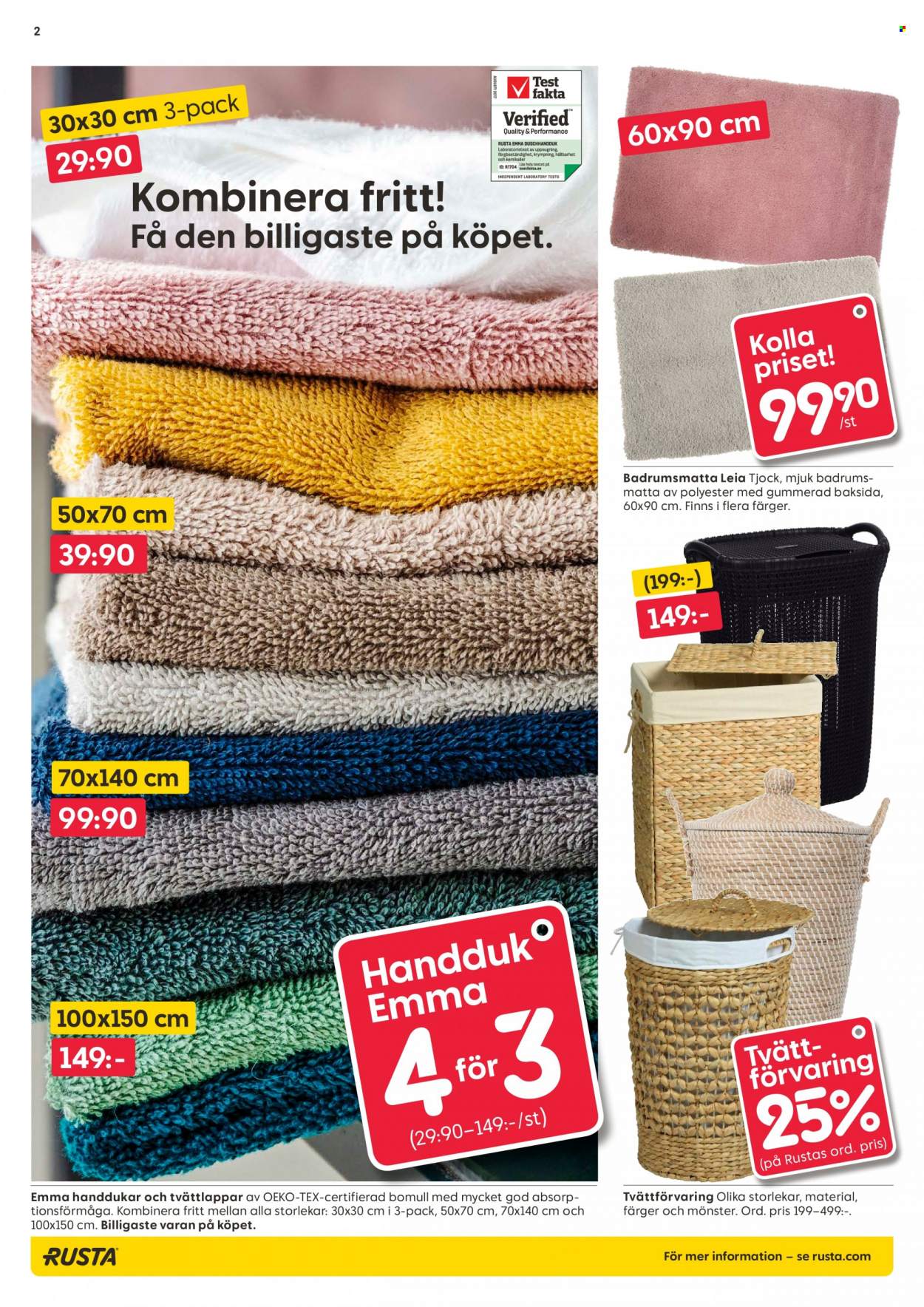 Rusta reklamblad - 7/9 2022 - 13/9 2022. Sida 2
