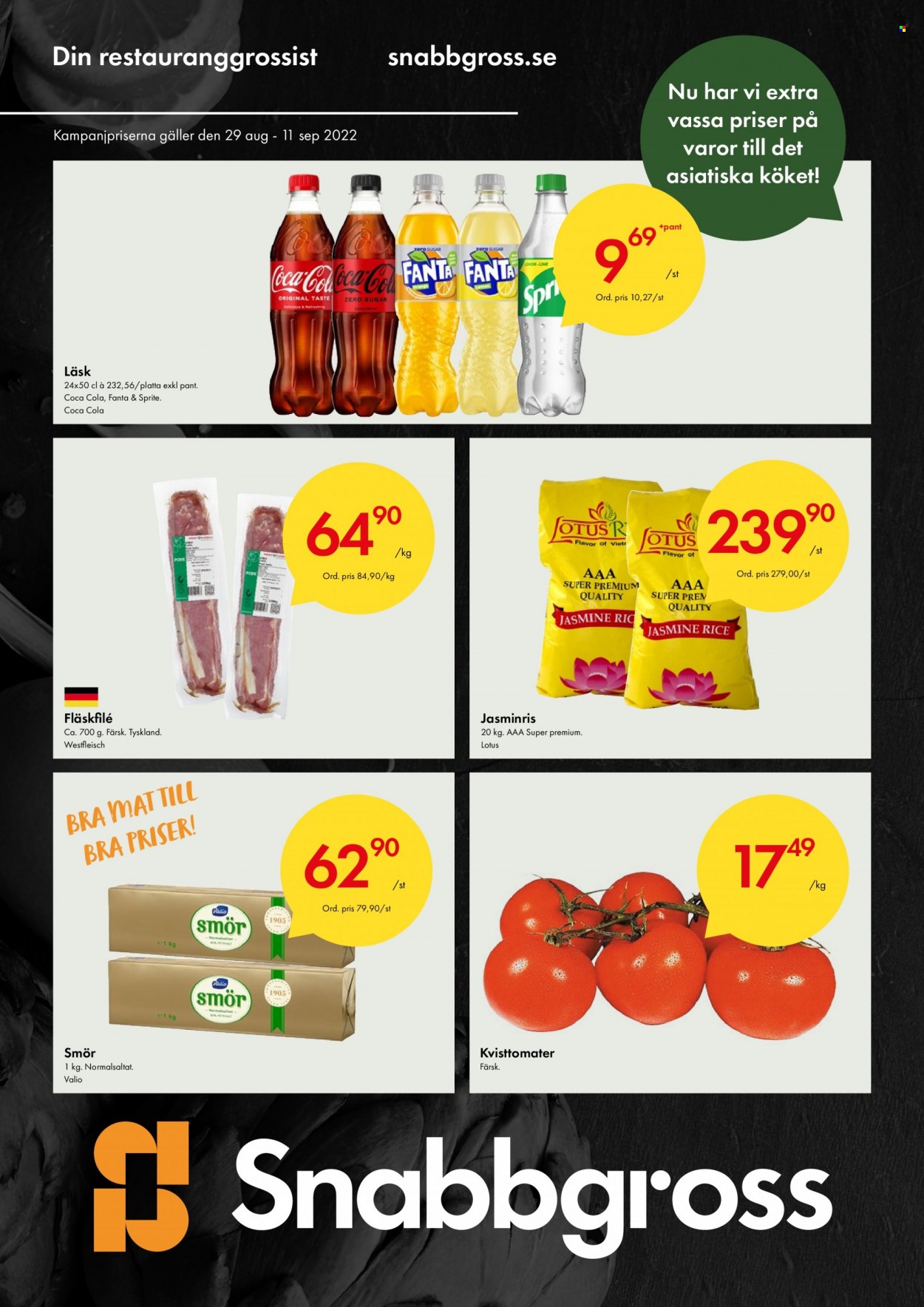 Snabbgross reklamblad - 29/8 2022 - 11/9 2022. Sida 1