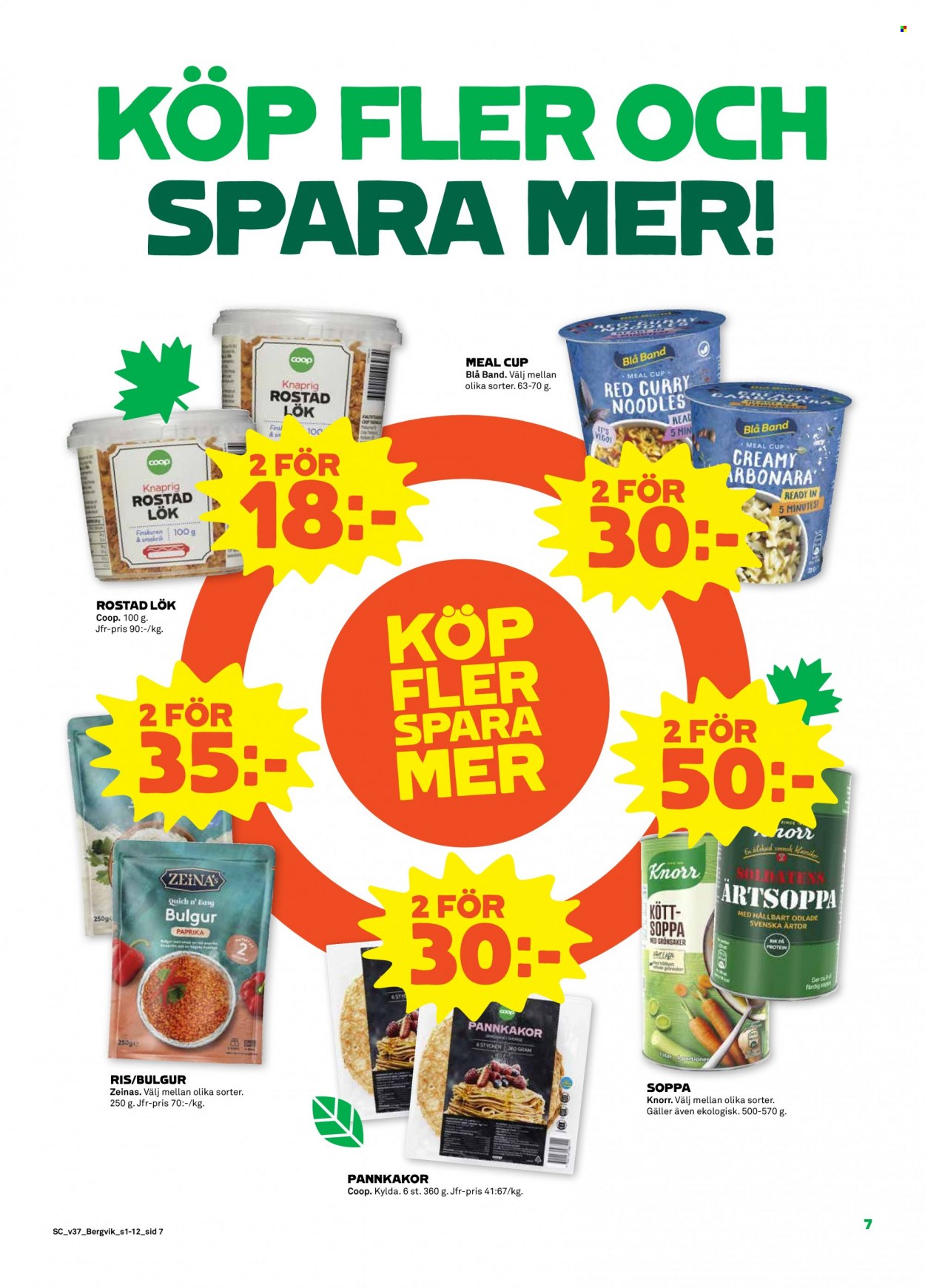 Stora Coop reklamblad - 12/9 2022 - 18/9 2022. Sida 7