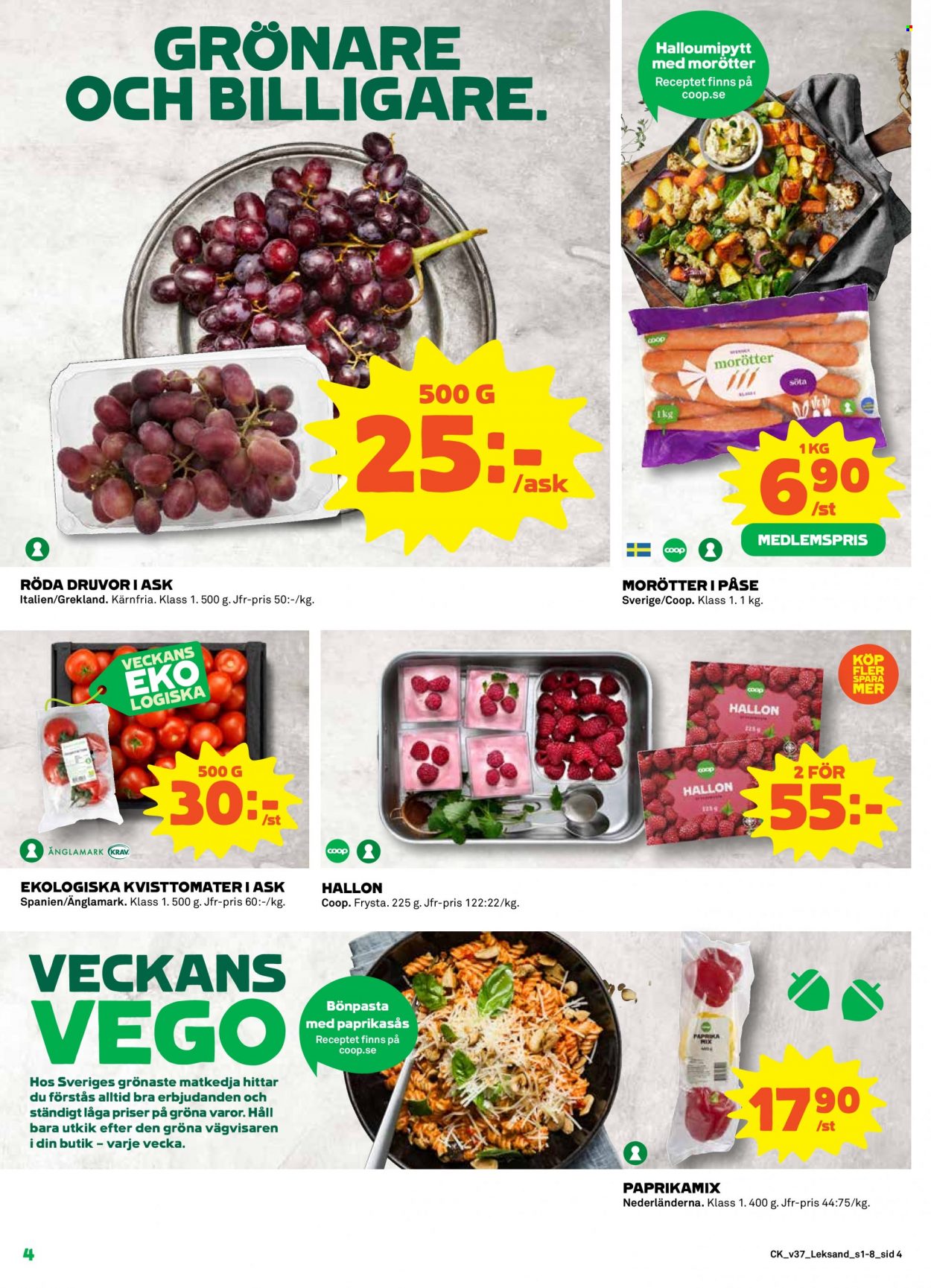 Coop reklamblad - 12/9 2022 - 18/9 2022. Sida 4