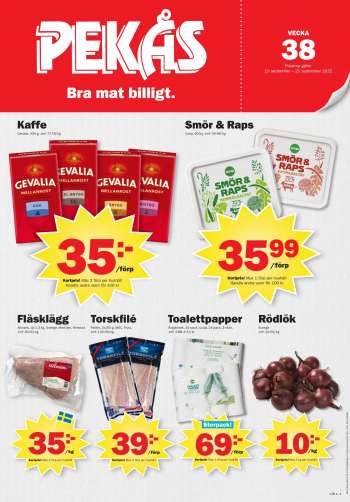 Pekås reklamblad - 19/9 2022 - 25/9 2022.