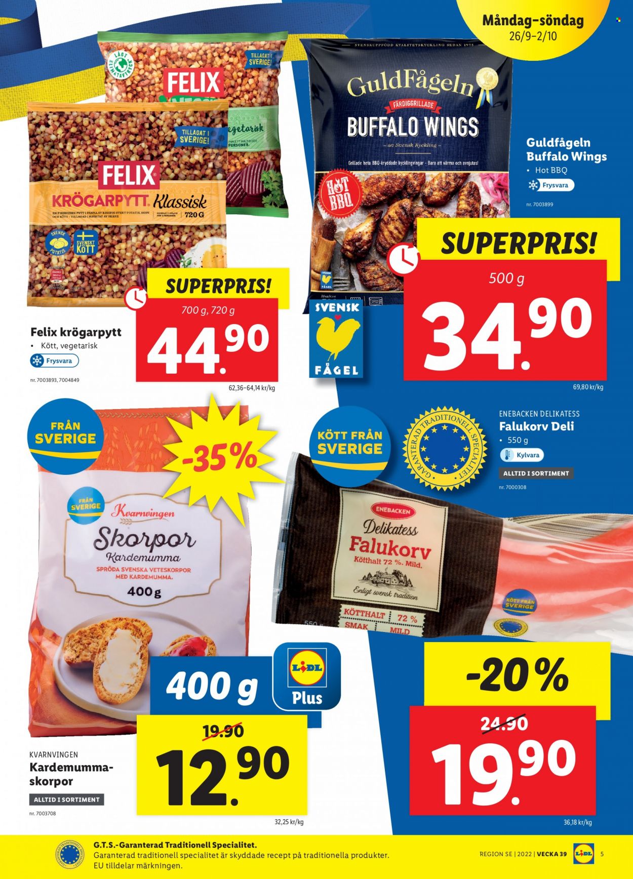 Lidl reklamblad - 26/9 2022 - 2/10 2022. Sida 5