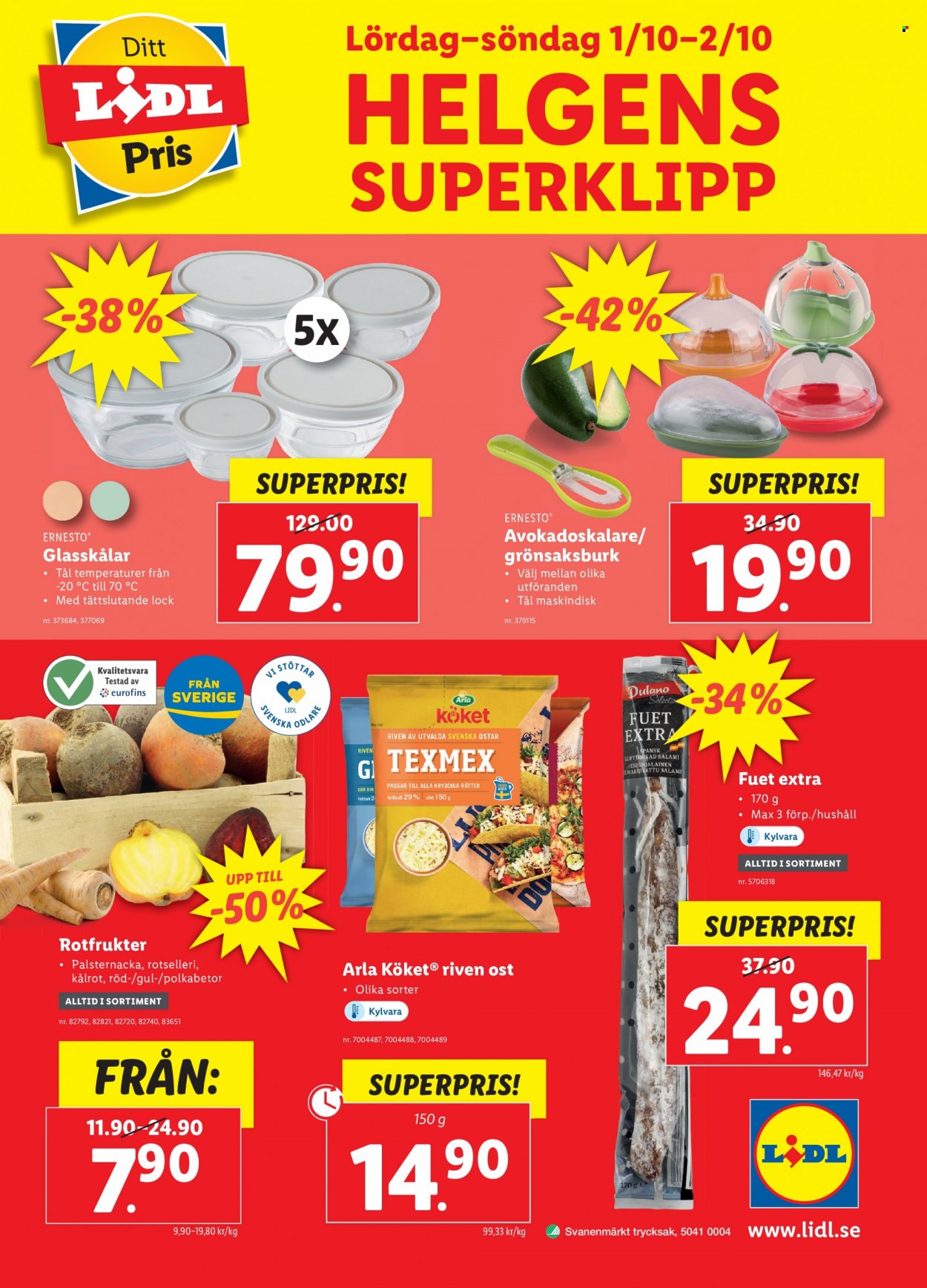 Lidl reklamblad - 26/9 2022 - 2/10 2022. Sida 34