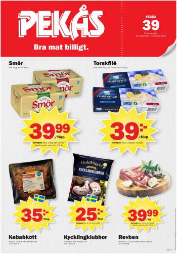 Pekås reklamblad - 26/9 2022 - 2/10 2022.