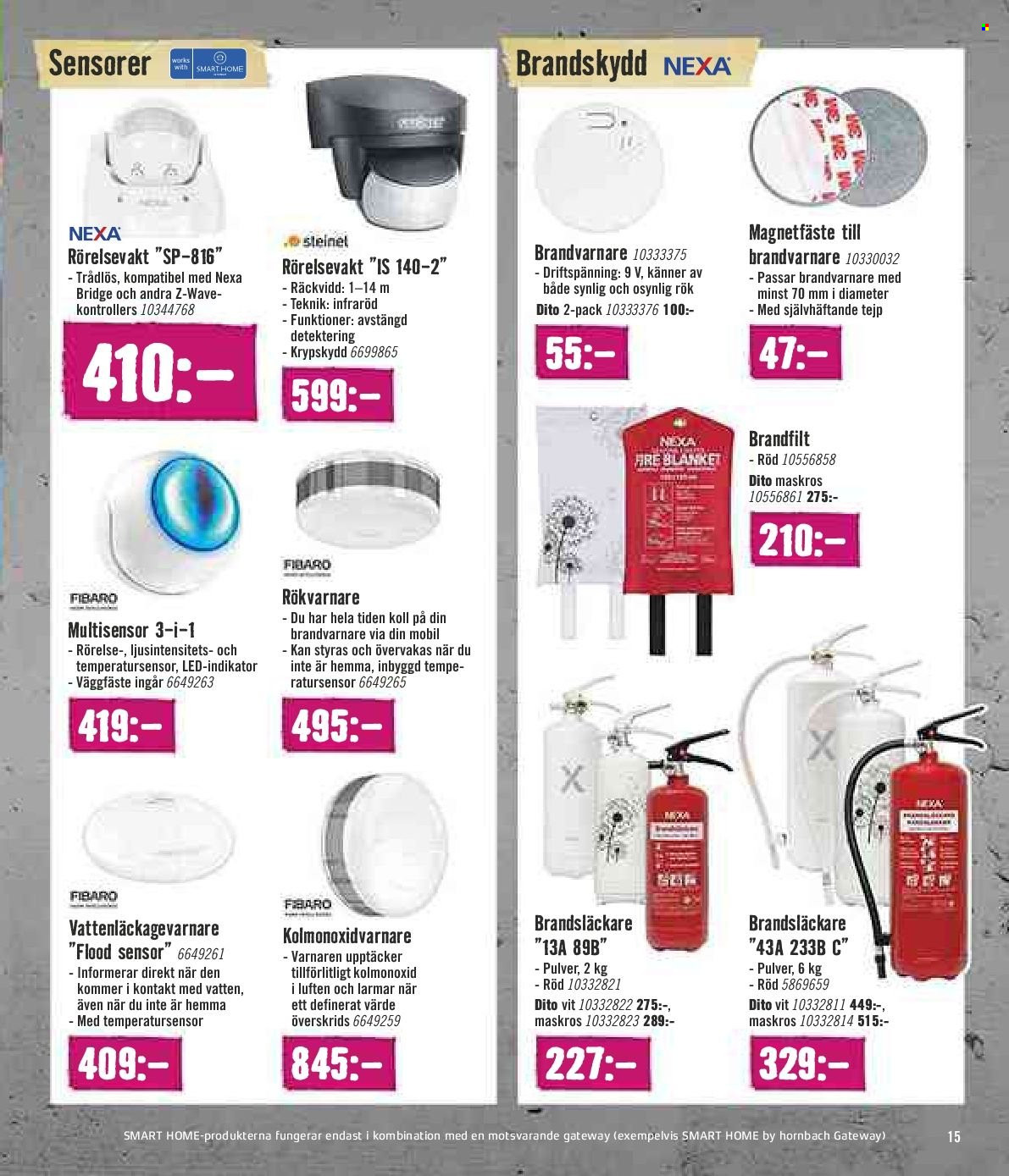 Hornbach reklamblad - 24/9 2022 - 26/10 2022. Sida 15