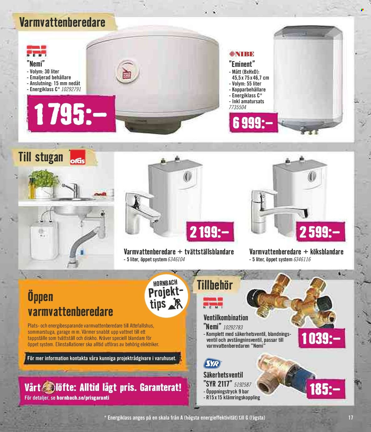 Hornbach reklamblad - 24/9 2022 - 26/10 2022. Sida 17