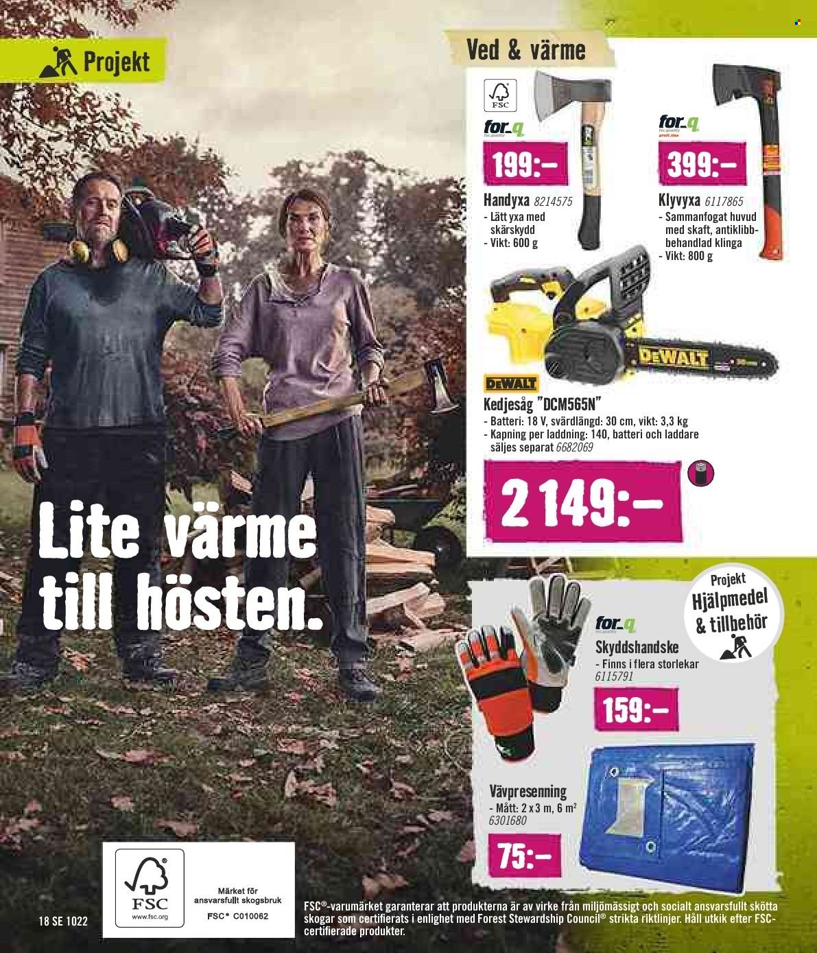 Hornbach reklamblad - 24/9 2022 - 26/10 2022. Sida 18