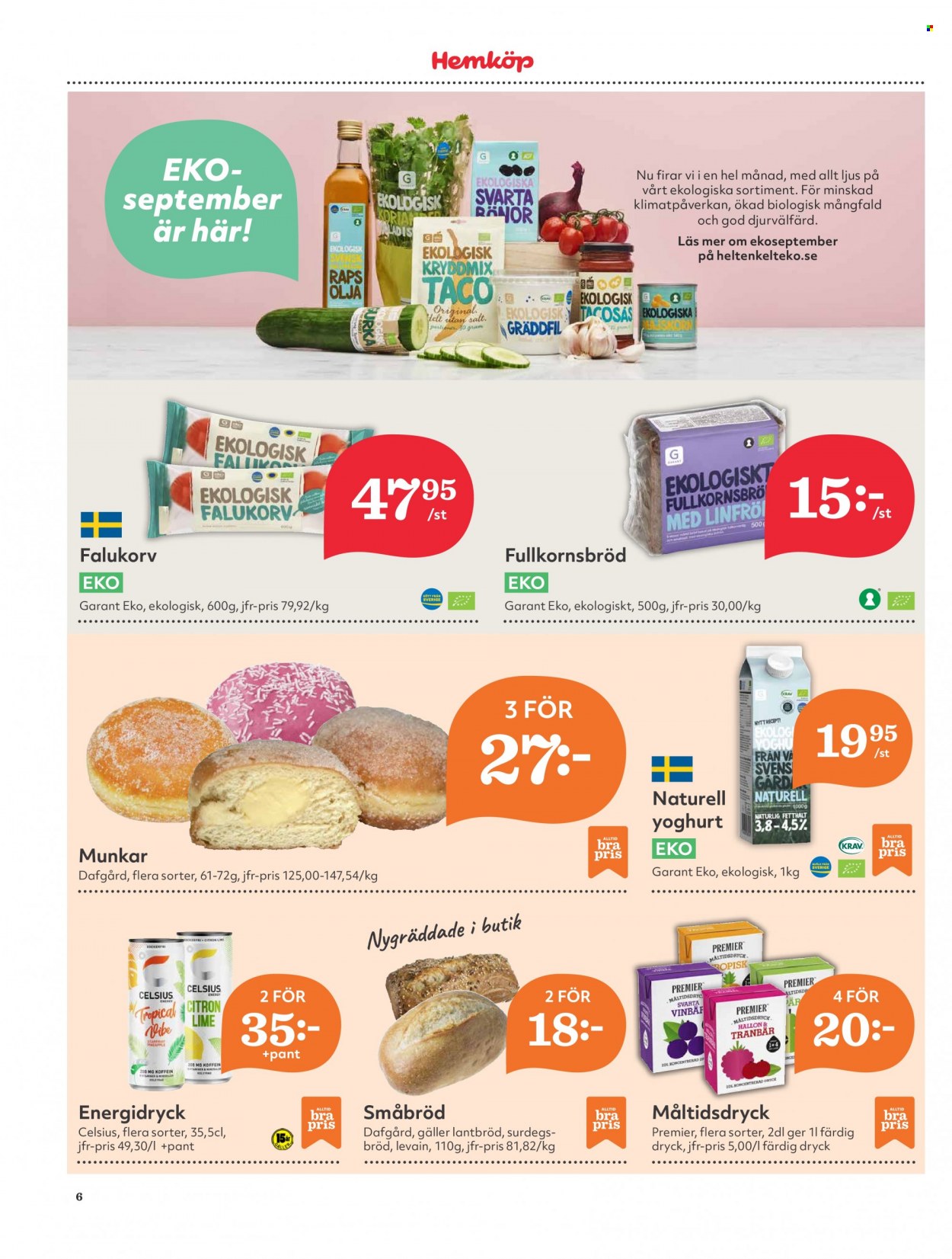 Hemköp reklamblad - 26/9 2022 - 2/10 2022. Sida 6