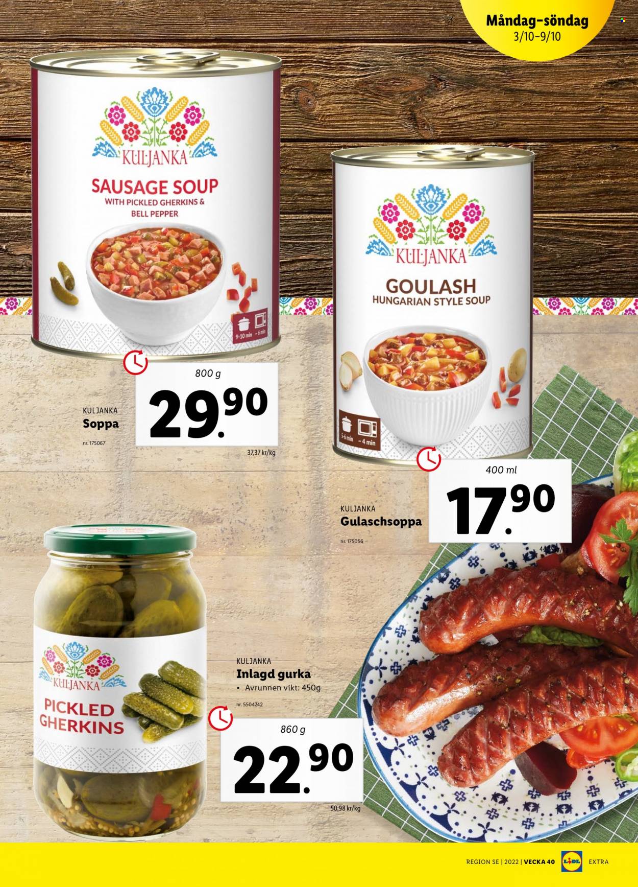 Lidl reklamblad - 3/10 2022 - 9/10 2022. Sida 15