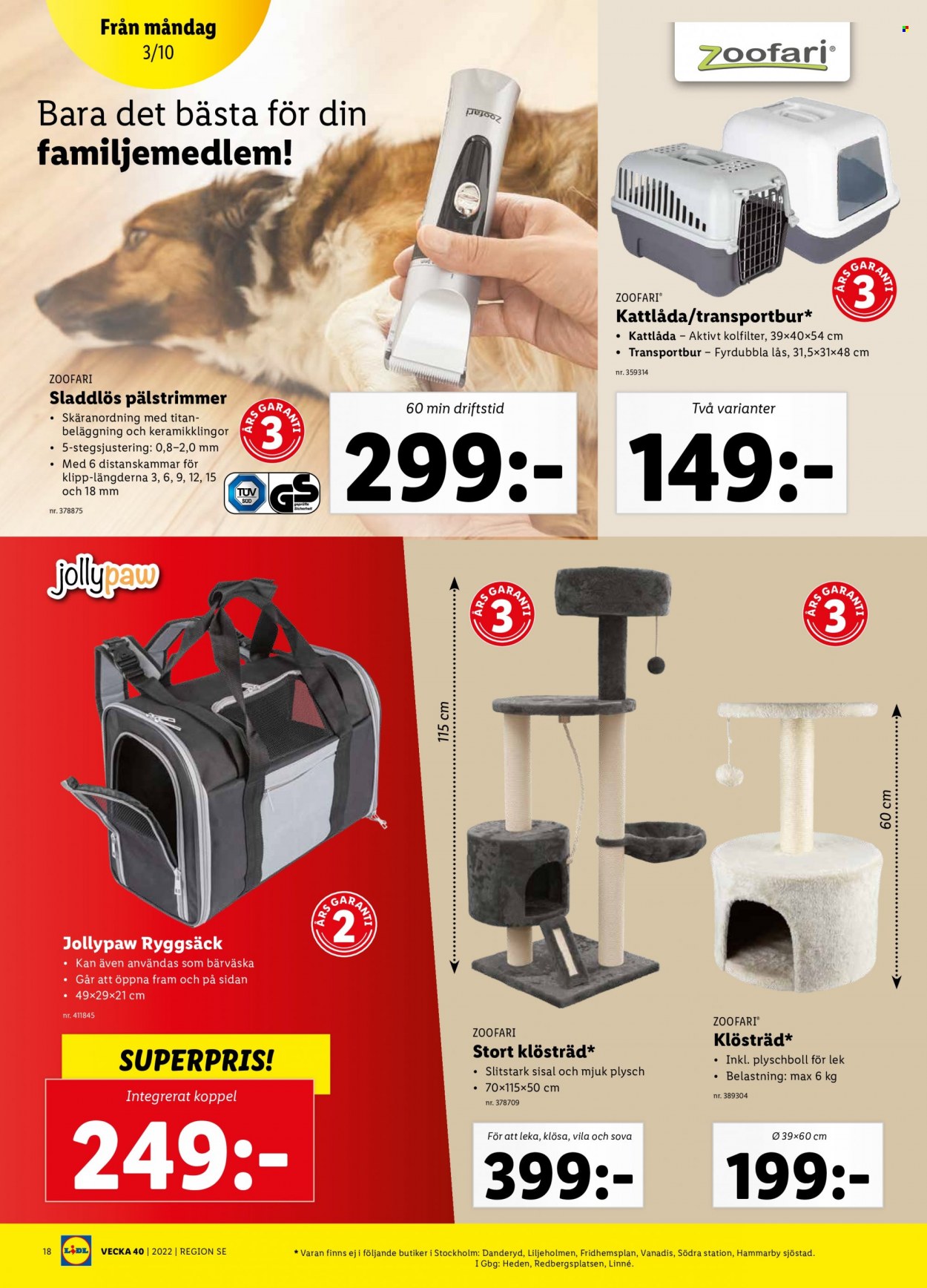 Lidl reklamblad - 3/10 2022 - 9/10 2022. Sida 19