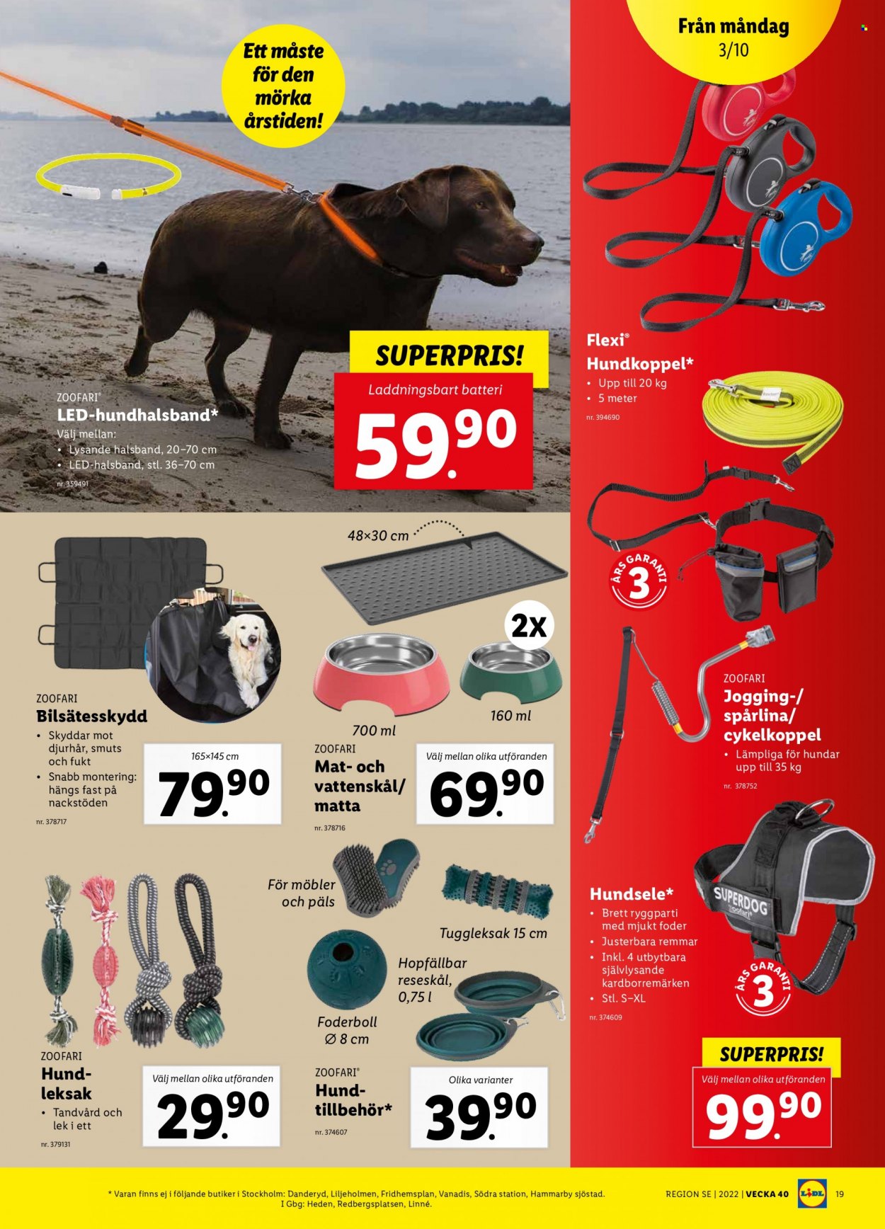Lidl reklamblad - 3/10 2022 - 9/10 2022. Sida 20
