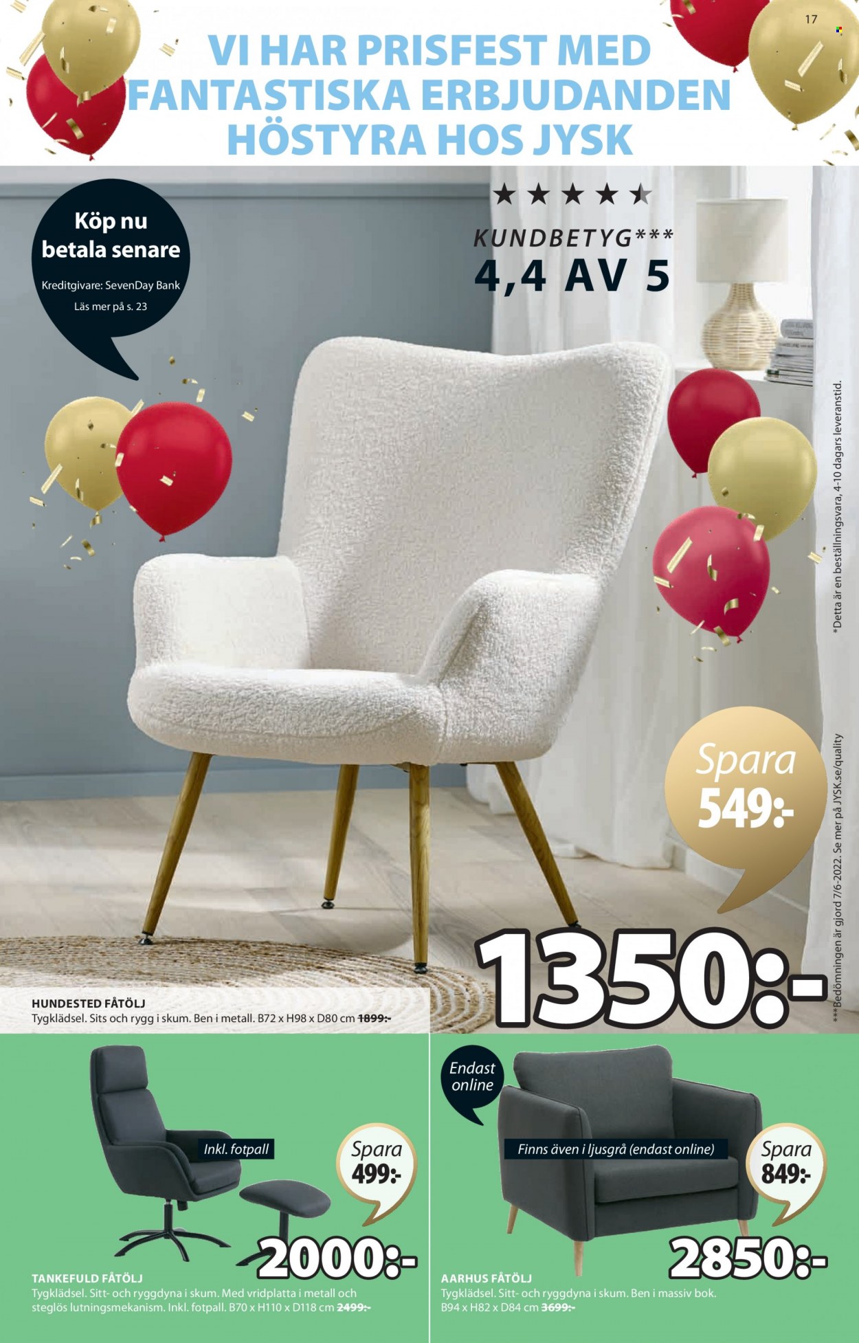 JYSK reklamblad - 26/9 2022 - 9/10 2022. Sida 17