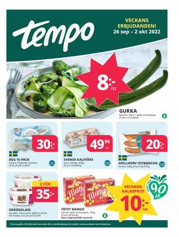 Tempo reklamblad - 26/9 2022 - 2/10 2022.