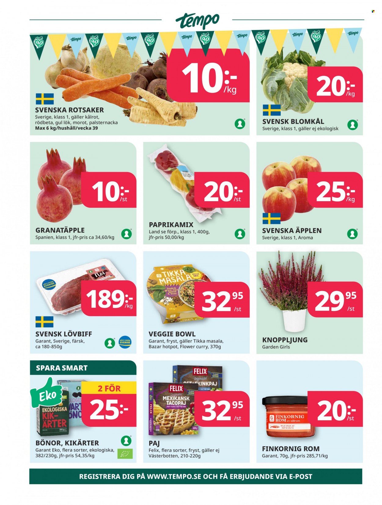 Tempo reklamblad - 26/9 2022 - 2/10 2022. Sida 4