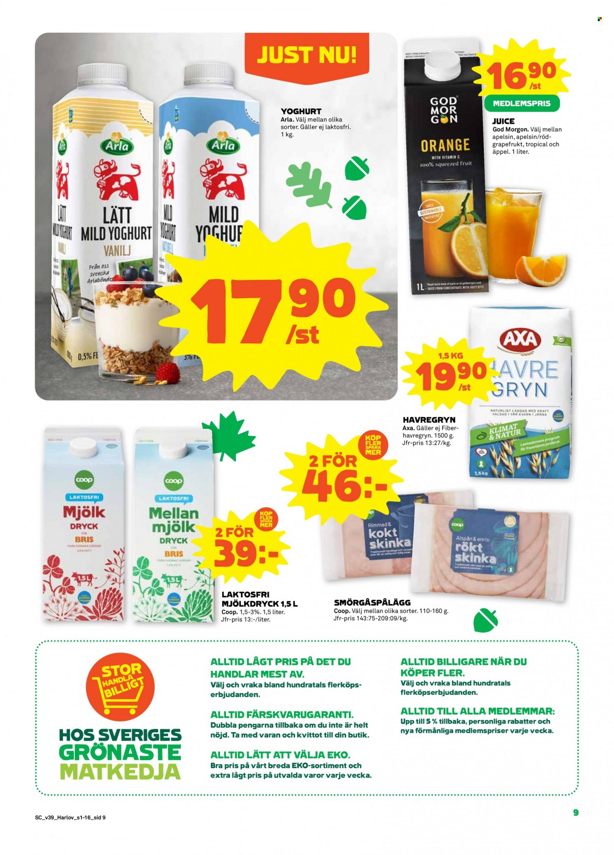 Stora Coop reklamblad - 26/9 2022 - 2/10 2022. Sida 9