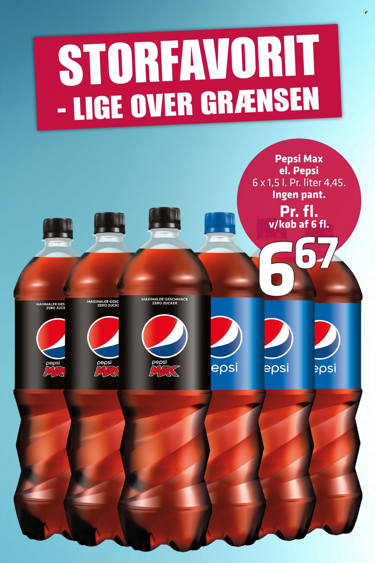 thumbnail - Fleggaard reklamblad - 28/9 2022 - 11/10 2022 - varor från reklamblad - Pepsi, Pepsi Max. Sida 17.