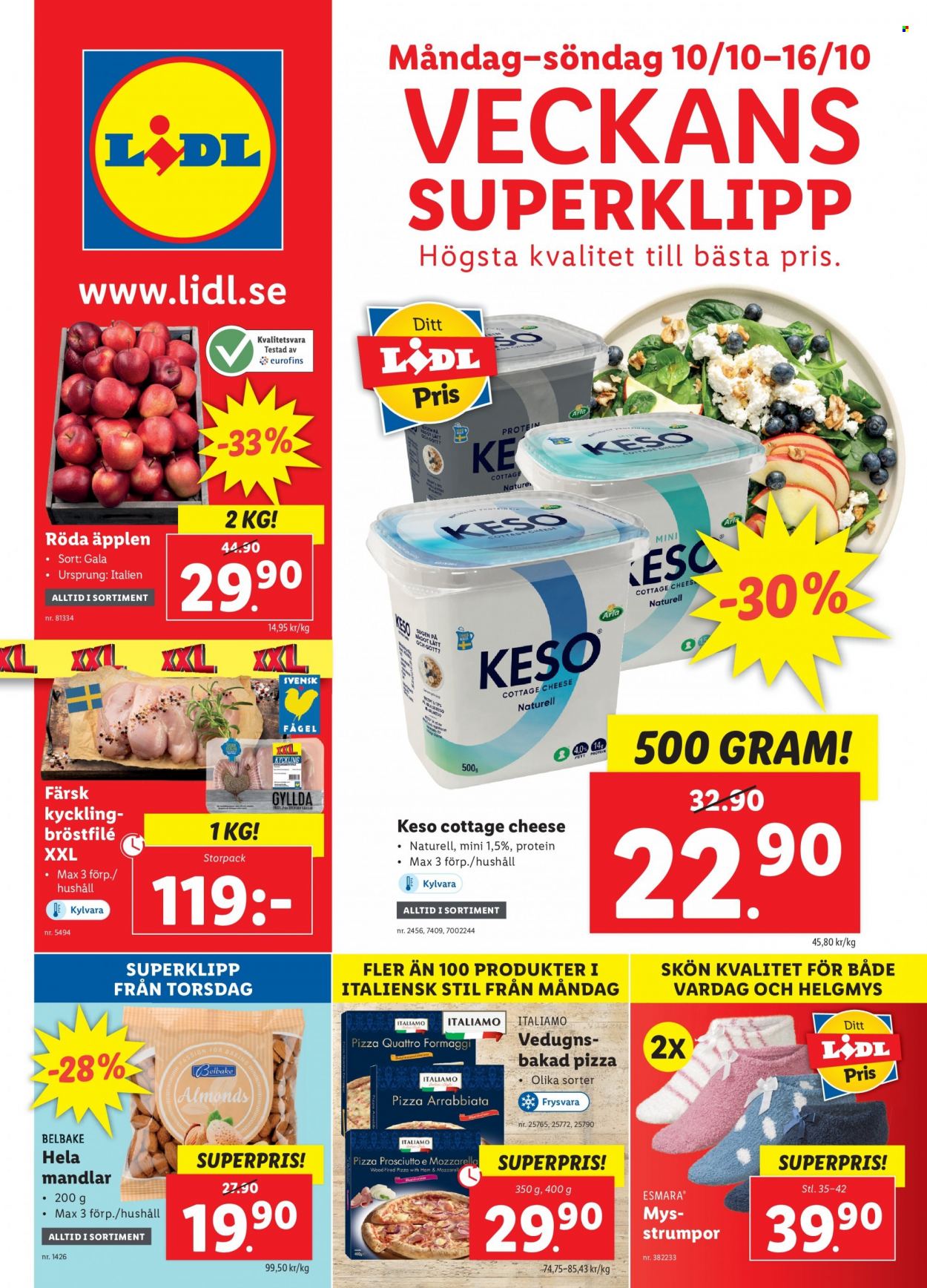 Lidl reklamblad - 10/10 2022 - 16/10 2022. Sida 1