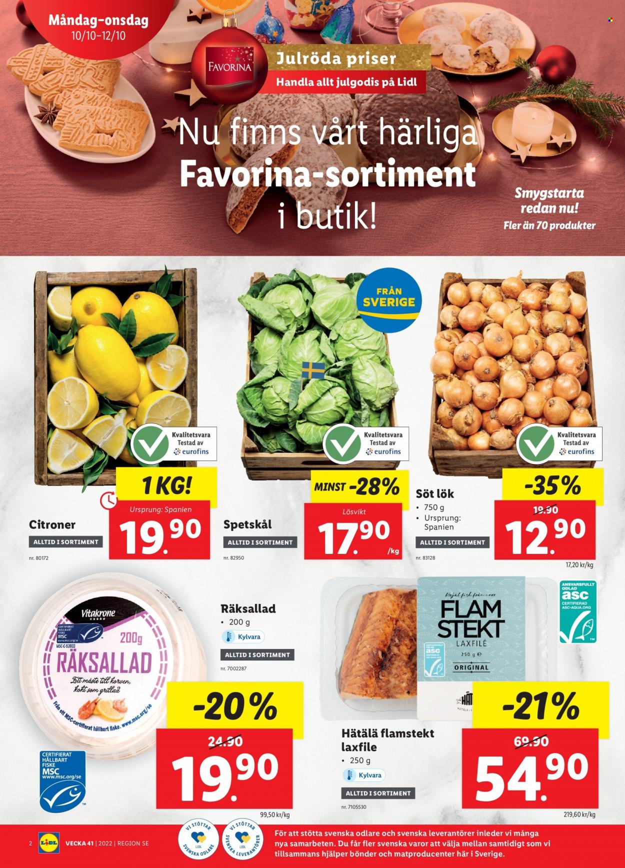 Lidl reklamblad - 10/10 2022 - 16/10 2022. Sida 2