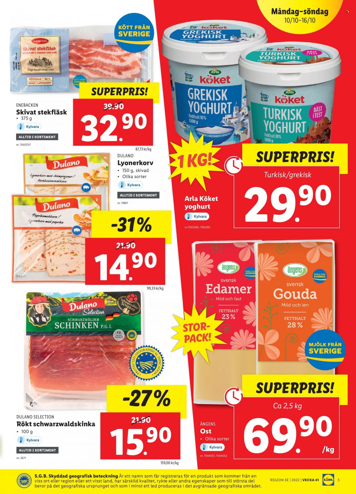 Lidl reklamblad - 10/10 2022 - 16/10 2022. Sida 5