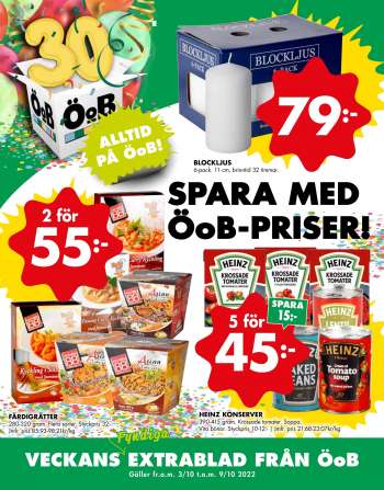 ÖoB reklamblad - 3/10 2022 - 9/10 2022.