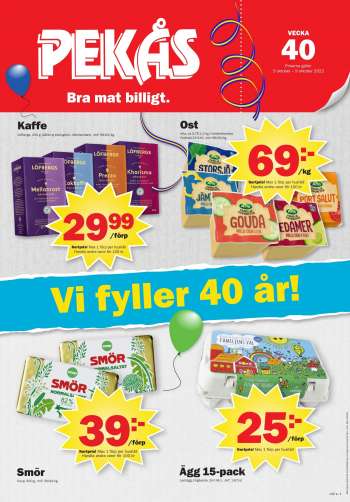Pekås reklamblad - 3/10 2022 - 9/10 2022.