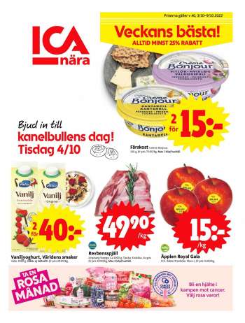 ICA reklamblad - 3/10 2022 - 9/10 2022.