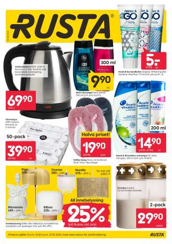Rusta reklamblad - 5/10 2022 - 11/10 2022.