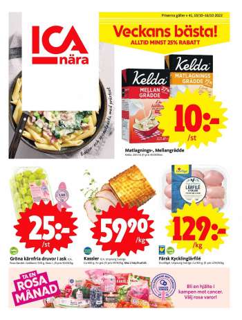 ICA reklamblad - 10/10 2022 - 16/10 2022.