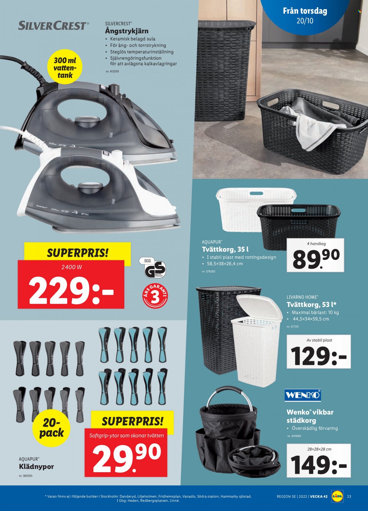 Lidl reklamblad - 17/10 2022 - 23/10 2022. Sida 27