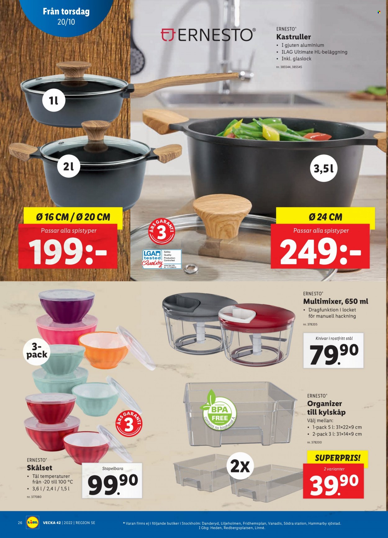 Lidl reklamblad - 17/10 2022 - 23/10 2022. Sida 30
