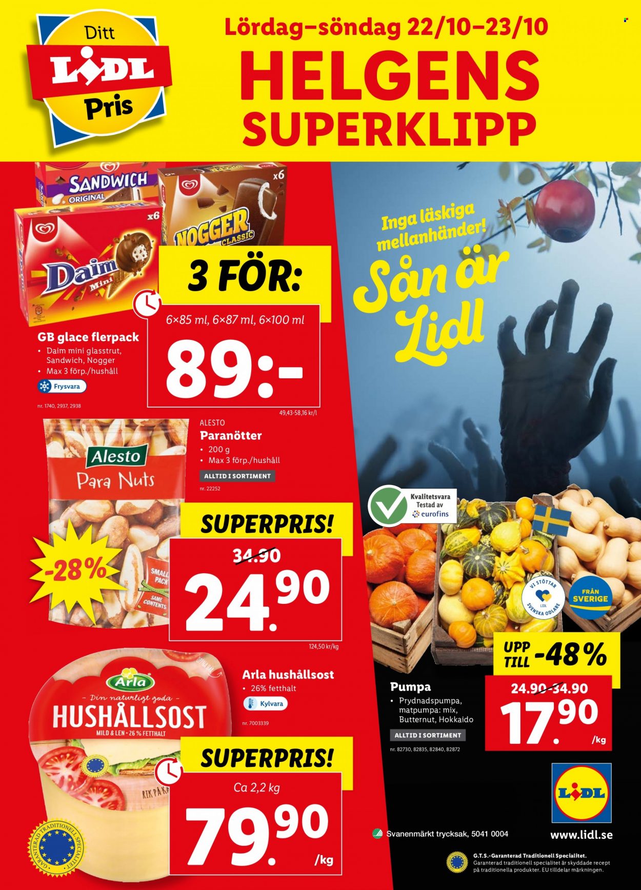 Lidl reklamblad - 17/10 2022 - 23/10 2022. Sida 36