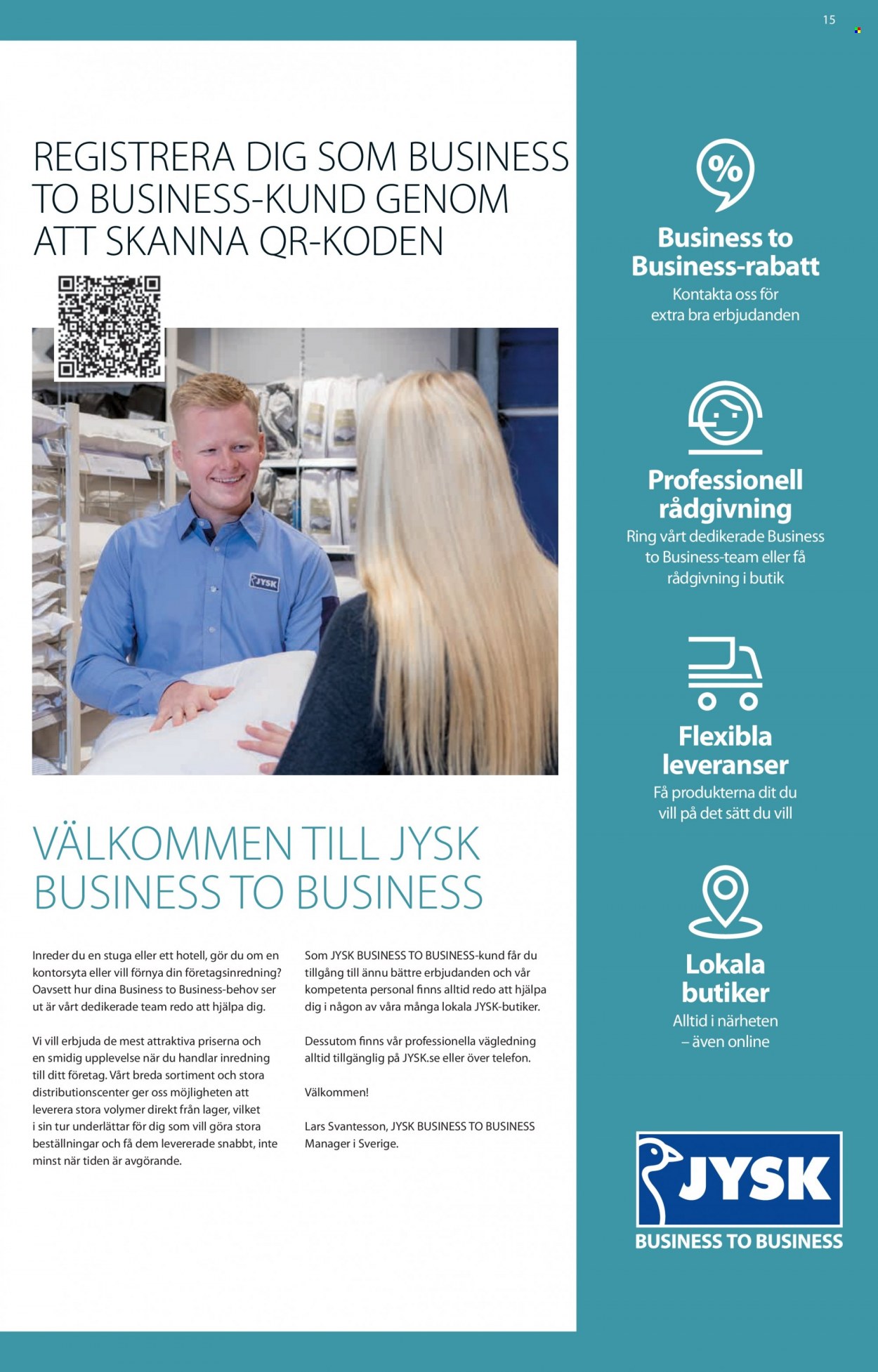 JYSK reklamblad - 10/10 2022 - 23/10 2022. Sida 15