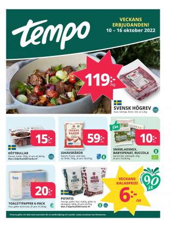 Tempo reklamblad - 10/10 2022 - 16/10 2022.