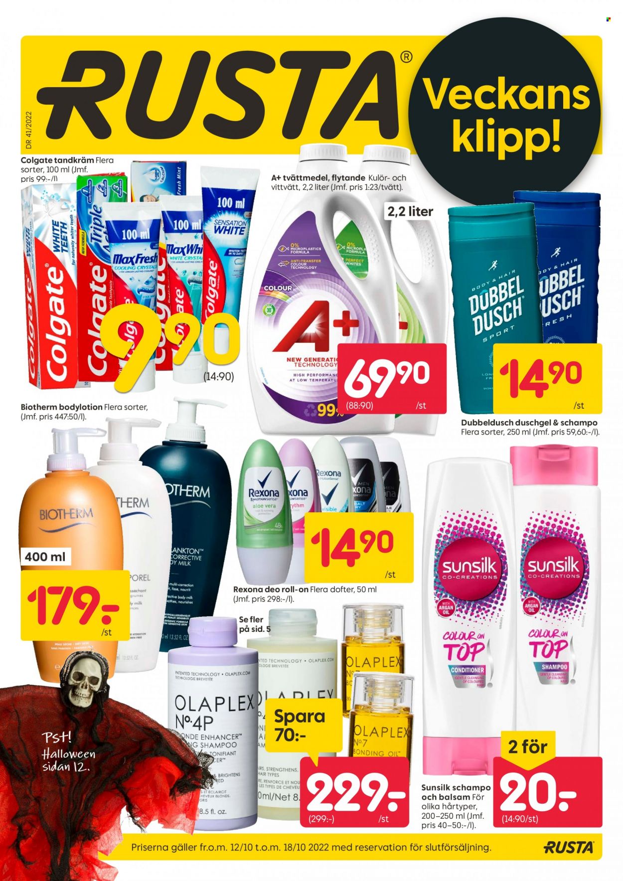 Rusta reklamblad - 12/10 2022 - 18/10 2022. Sida 1