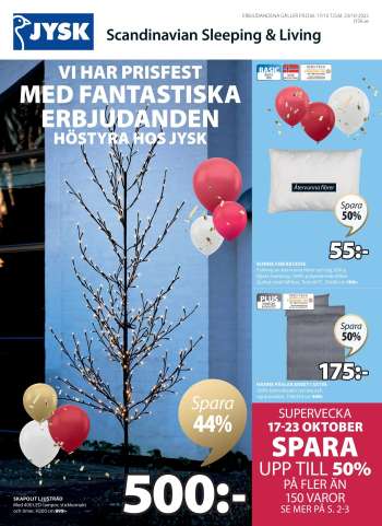 JYSK reklamblad - 17/10 2022 - 23/10 2022.